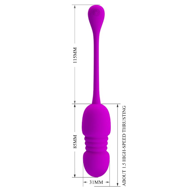 Fun Toys-Callie Lila Ei Vibrator Wiederaufladbar-Silizium, 12 Geschwindigkeiten · Vibratoren (Bild 6)