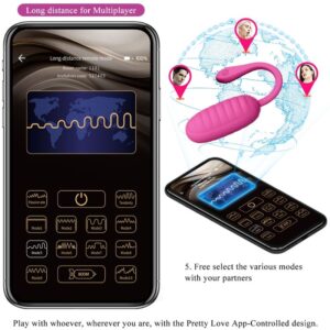 App Series-Catalina Pink Ei Vibrator Wiederaufladbar, Rosa-Silikon · Vibratoren (Bild 9)