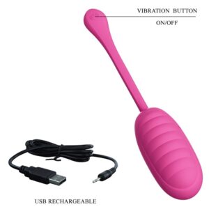 App Series-Catalina Pink Ei Vibrator Wiederaufladbar, Rosa-Silikon · Vibratoren (Bild 8)