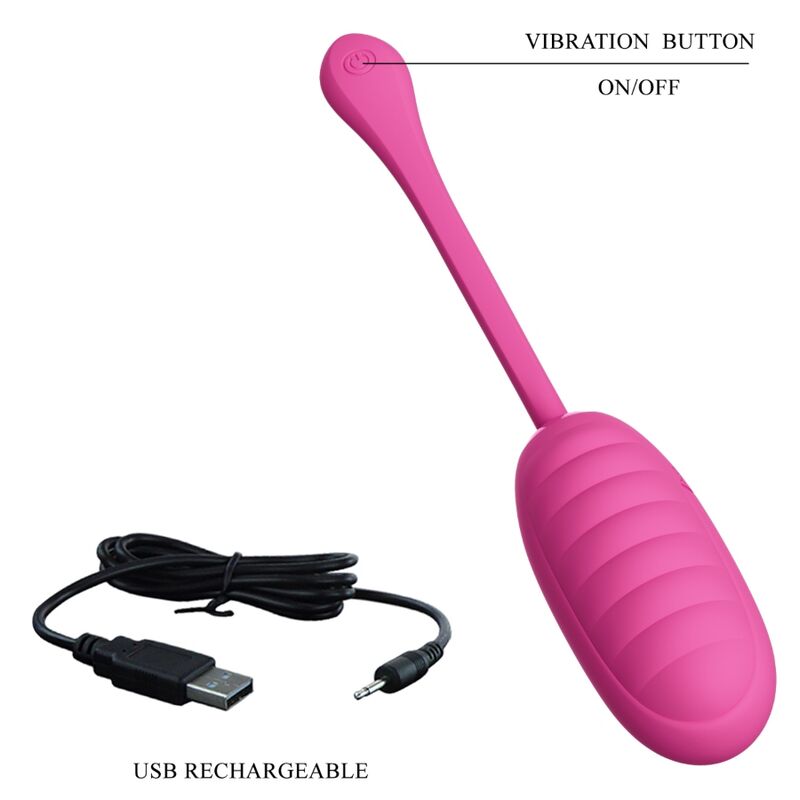 App Series-Catalina Pink Ei Vibrator Wiederaufladbar, Rosa-Silikon · Vibratoren (Bild 8)