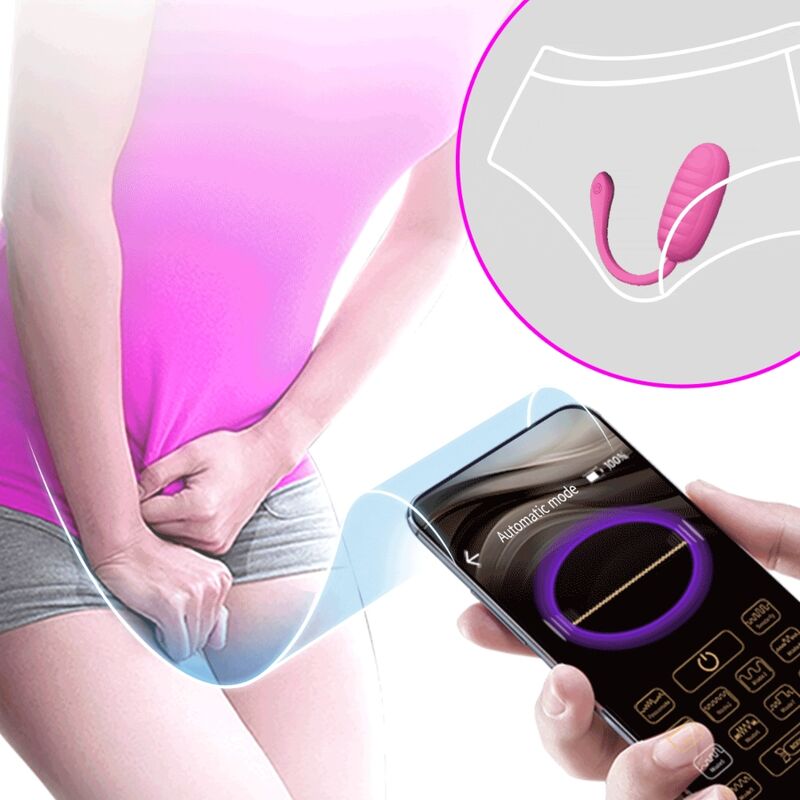 App Series-Catalina Pink Ei Vibrator Wiederaufladbar, Rosa-Silikon · Vibratoren (Bild 4)