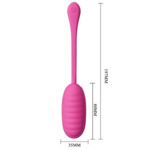 App Series-Catalina Pink Ei Vibrator Wiederaufladbar, Rosa-Silikon · Vibratoren (Bild 2)