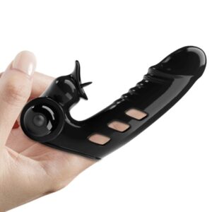 Fun Toys-Corbin Penishülle Vibrator für Schwarz-TPR, 10 Geschwindigkeiten · Sextoys (Bild 6)