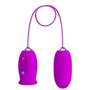 Fun Toys-Daisy Dual Egg Vibrator Wiederaufladbar, Lila-Silikon · Vibratoren (Bild 3)