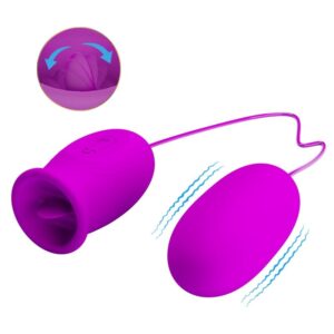Fun Toys-Daisy Dual Egg Vibrator Wiederaufladbar, Lila-Silikon · Vibratoren (Bild 4)