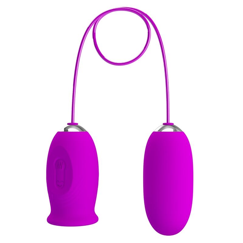 Fun Toys-Daisy Dual Egg Wiederaufladbarer Vibrator, Violett-Silikon