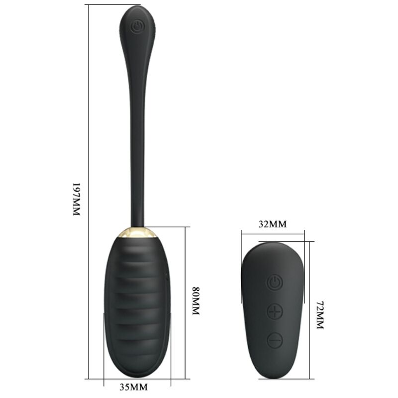Fun Toys-Doreen Luxury Ei Vibrator Wiederaufladbar Schwarz · Vibratoren (Bild 8)