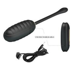 Fun Toys-Doreen Luxury Ei Vibrator Wiederaufladbar Schwarz · Vibratoren (Bild 9)