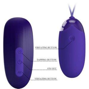 Remote Control-Stimulator Tragbares Ei Wiederaufladbar, 12 Geschwindigkeiten und · Vibratoren (Bild 5)