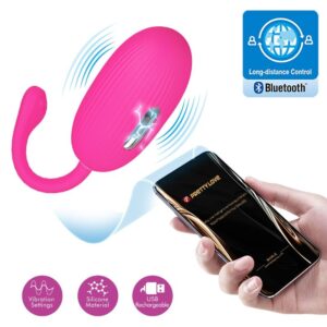 App Series-Doreen Ei Vibrator Wiederaufladbar Magenta mit Kontrolle · Vibratoren