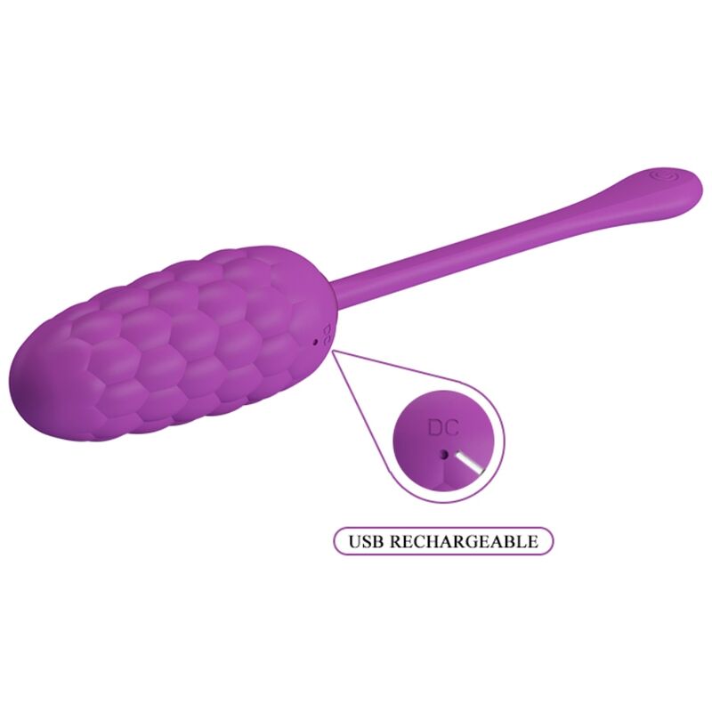 Fun Toys-Vibrierendes Ei Wiederaufladbar Marine-Silizium-Textur · Vibratoren (Bild 4)