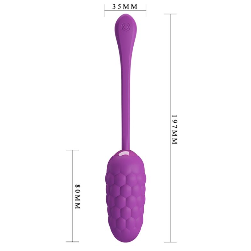 Fun Toys-Vibrierendes Ei Wiederaufladbar Marine-Silizium-Textur · Vibratoren (Bild 5)