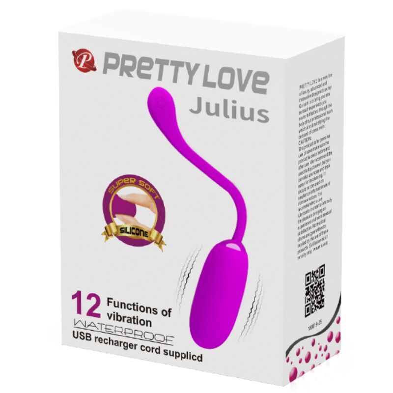 Fun Toys-Julius Ei Vibrator Wiederaufladbar Wasserresistent Lila · Vibratoren (Bild 4)