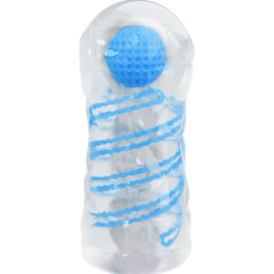 Bodies & Masturbators-Klein Masturbator mit Blau-TPR-Spirale · Sextoys (Bild 4)