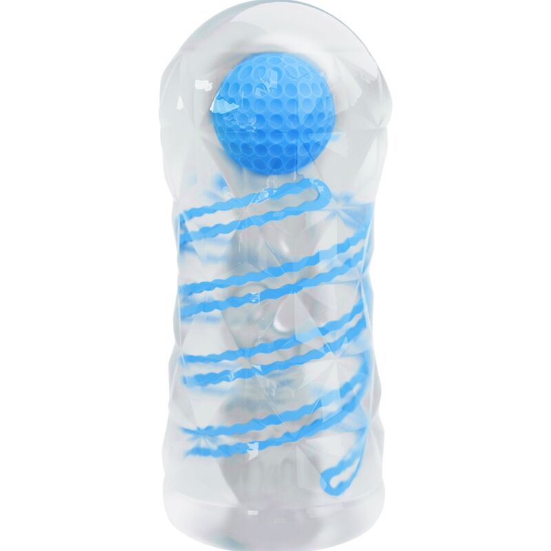 Bodies & Masturbators-Klein Masturbator mit Blau-TPR-Spirale · Sextoys (Bild 4)