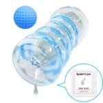 Bodies & Masturbators-Klein Masturbator mit Blau-TPR-Spirale · Sextoys