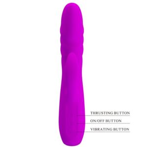 High Tech-Melanie Purple Rabbit Vibrator Wiederaufladbar-Silikon · Vibratoren (Bild 4)