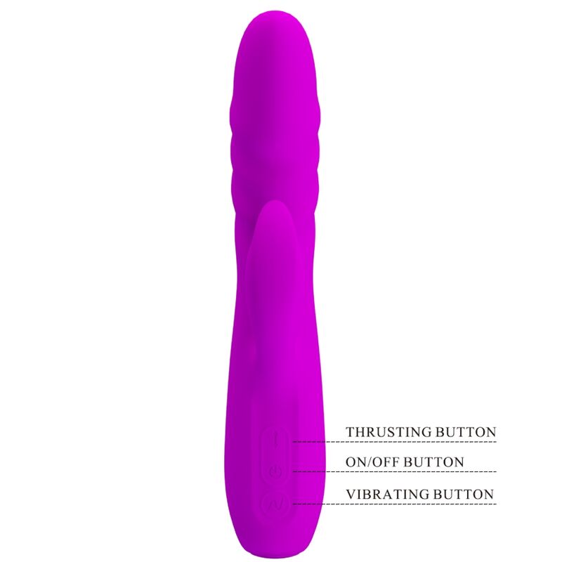 High Tech-Melanie Purple Rabbit Vibrator Wiederaufladbar-Silikon · Vibratoren (Bild 4)