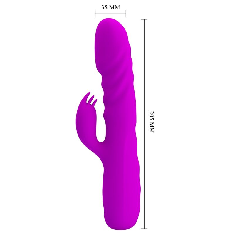High Tech-Melanie Purple Rabbit Vibrator Wiederaufladbar-Silikon · Vibratoren (Bild 6)