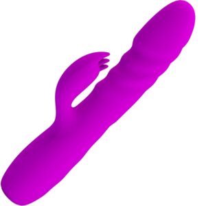 High Tech-Melanie Purple Rabbit-Vibrator Wiederaufladbar-Silikon