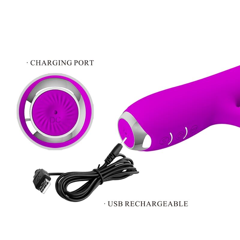 High Tech-Rachel Vibrator Wiederaufladbar mit Absaugbecher · Vibratoren (Bild 4)