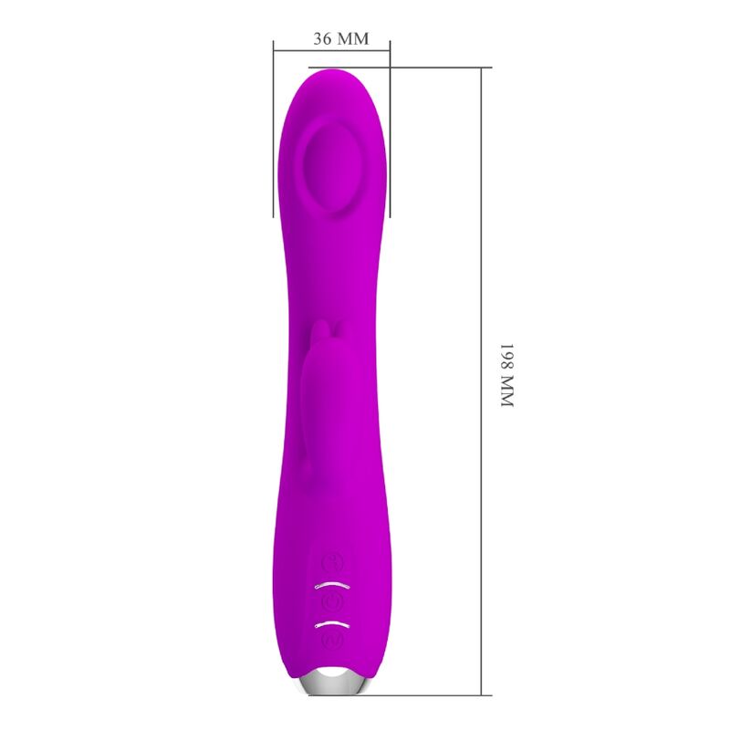 Pretty Love-Königin Vibrator Wiederaufladbar mit Gel-Suption · Vibratoren (Bild 9)