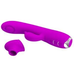 Pretty Love-Königin Vibrator Wiederaufladbar mit Gel-Suption · Vibratoren (Bild 7)