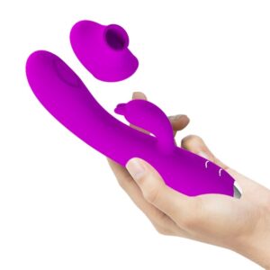Pretty Love-Königin Vibrator Wiederaufladbar mit Gel-Suption · Vibratoren (Bild 6)