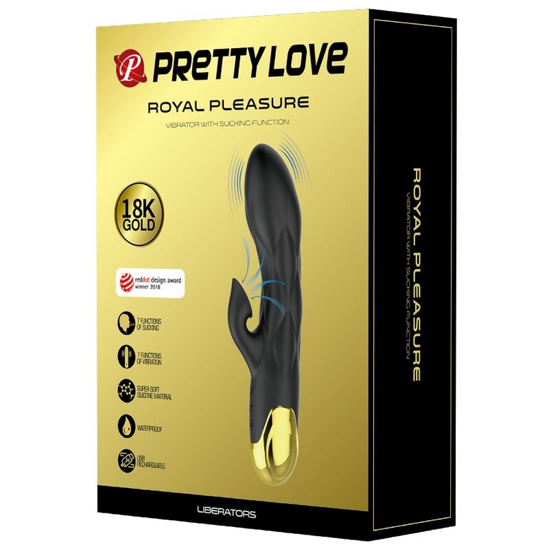 High Tech-Vibrator Wiederaufladbar luxuriöse 18 Karat vergoldet · Vibratoren (Bild 2)