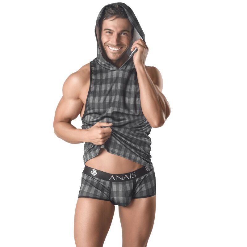ANAIS MEN - AEGIS HOODED T-SHIRT S Anais Men-Aegis T-Shirt mit elastischen Gürtel · Herrenunterwäsche