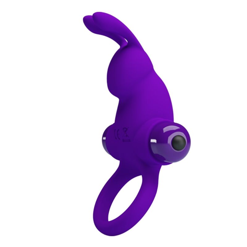 For Him-Ring Vibrator i Penis-Rabbit, Lila Geschlossen-Silikon · Sextoys (Bild 4)