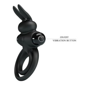 For Him-Vibrator Iii Rabbit Ring für Schwarz-Silikon Penis, 10 · Sextoys (Bild 7)