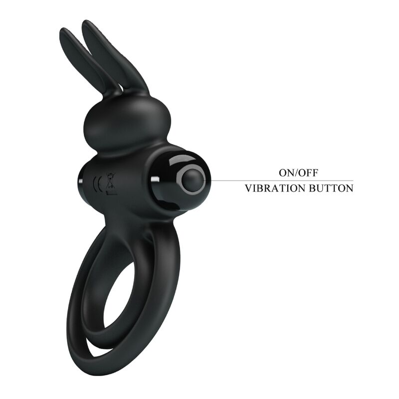 For Him-Vibrator Iii Rabbit Ring für Schwarz-Silikon Penis, 10 · Sextoys (Bild 7)