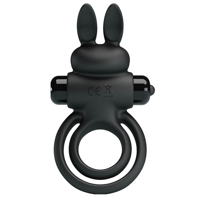For Him-Vibrator Iii Rabbit Ring für Schwarz-Silikon Penis, 10 · Sextoys