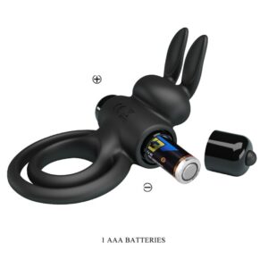 For Him-Vibrator Iii Rabbit Ring für Schwarz-Silikon Penis, 10 · Sextoys (Bild 3)