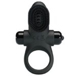 For Him-Vibrator Ring III für Schwarz-Silikon Penis, 10 Geschwindigkeiten · Sextoys
