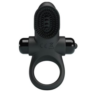 For Him-Vibrator Ring III für Schwarz-Silikon Penis, 10 Geschwindigkeiten · Sextoys