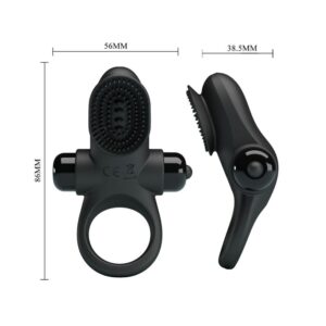 For Him-Vibrator Ring III für Schwarz-Silikon Penis, 10 Geschwindigkeiten · Sextoys (Bild 6)