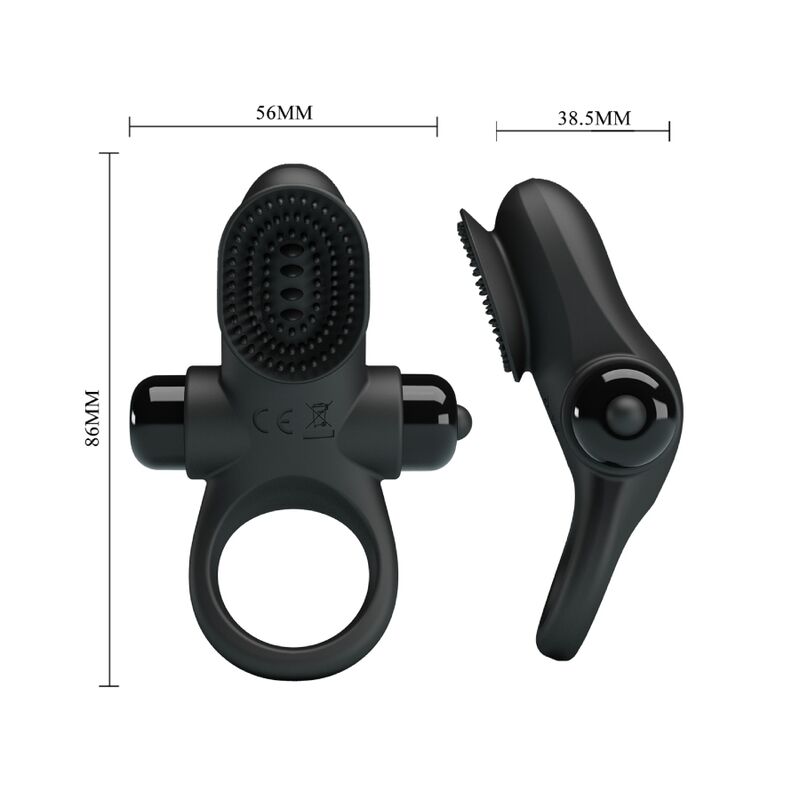 For Him-Vibrator Ring III für Schwarz-Silikon Penis, 10 Geschwindigkeiten · Sextoys (Bild 6)