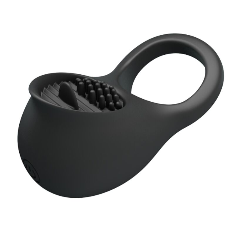 For Him-Vibrator Ring für Penis mit Schwarz-Silikon-Sprache, 12 · Sextoys (Bild 7)