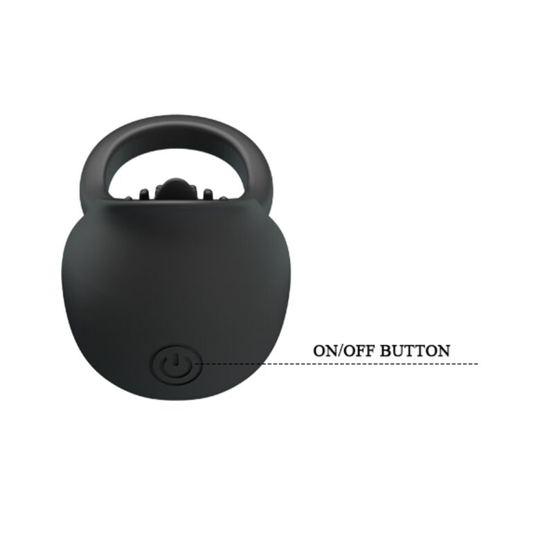 For Him-Vibrator Ring für Penis mit Schwarz-Silikon-Sprache, 12 · Sextoys (Bild 5)