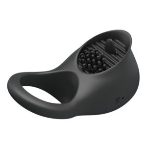 For Him-Vibrator Ring für Penis mit Schwarz-Silikon-Sprache, 12 · Sextoys (Bild 3)