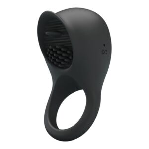 For Him-Vibrator Ring für Penis mit Schwarz-Silikon-Sprache, 12 · Sextoys