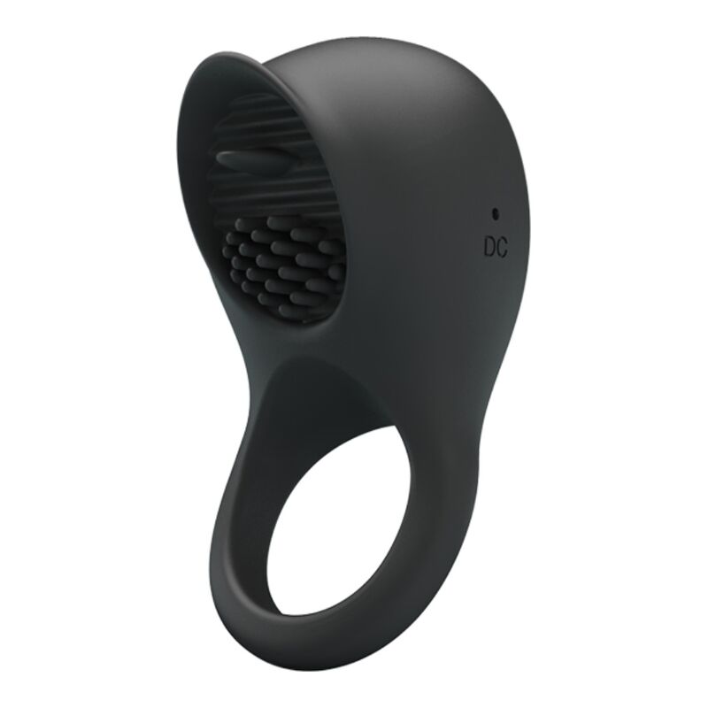 For Him-Vibrator Ring für Penis mit Schwarz-Silikon-Sprache, 12 · Sextoys