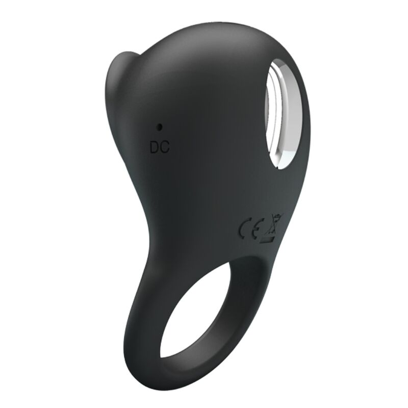 For Him-Vibrator Ring für Penis mit Schwarz-Silikon-Sprache, 12 · Sextoys (Bild 2)