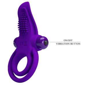 For Him-Vibrator-Ring für Lila-Silikon, 10 Geschwindigkeiten · Sextoys (Bild 9)
