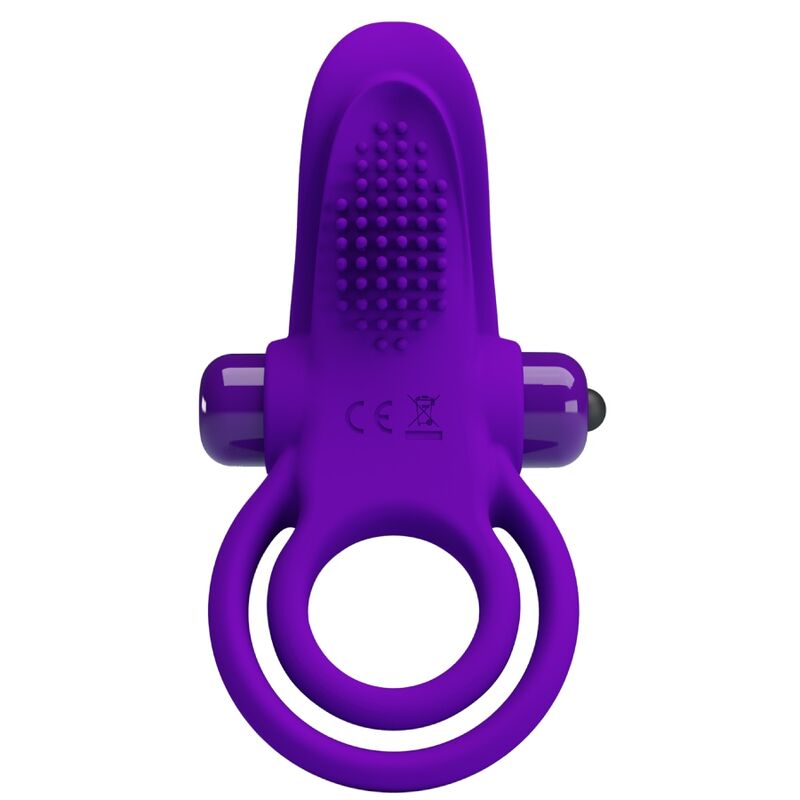 For Him-Vibrator-Ring für Lila-Silikon, 10 Geschwindigkeiten · Sextoys (Bild 5)