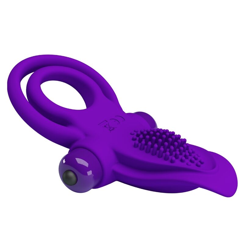 For Him-Vibrator-Ring für Lila-Silikon, 10 Geschwindigkeiten · Sextoys (Bild 4)