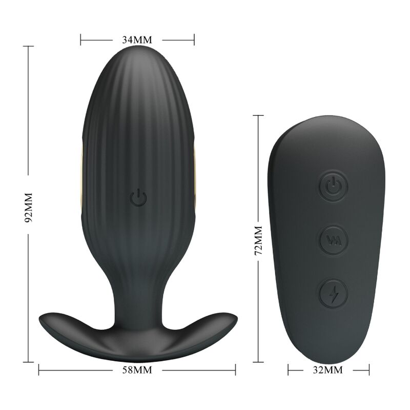 Remote Control-Kelly Analplug Vibrator Wiederaufladbar · Sextoys (Bild 6)