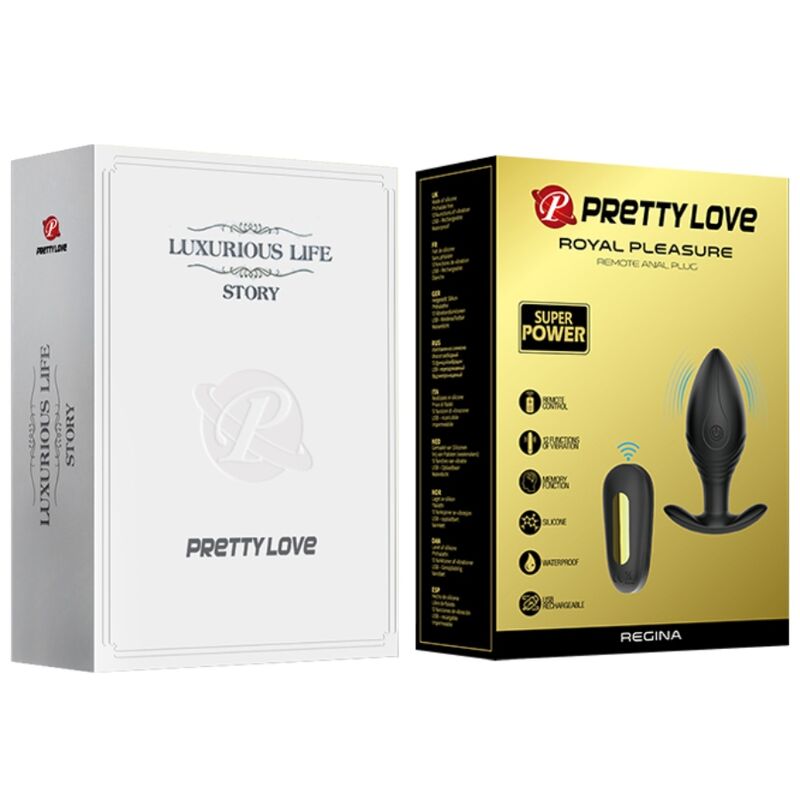 Remote Control-Königin Analplug Vibrator Wiederaufladbar · Sextoys (Bild 2)